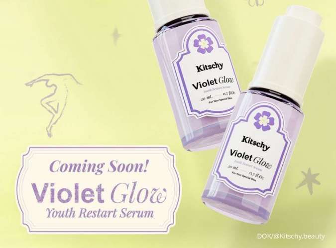 Rekomendasi Serum Mengandung Retinol Aman Untuk Pemula, Violet Glow Kitschy Beauty