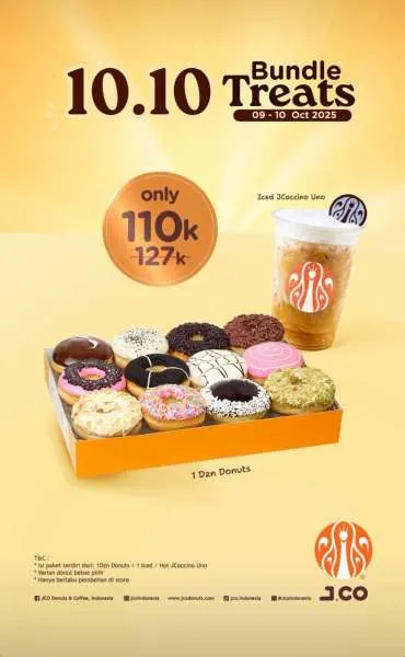Promo JCO 10.10 Bundle Treats 9-10 Oktober 2025