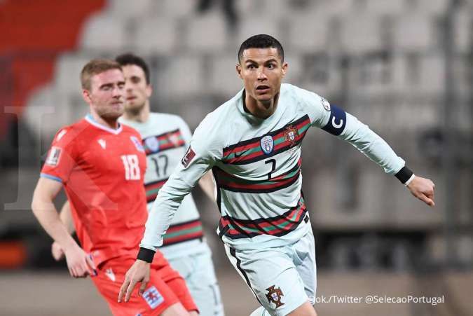 Hasil Kualifikasi Piala Dunia 2022 antara Luksemburg vs Portugal