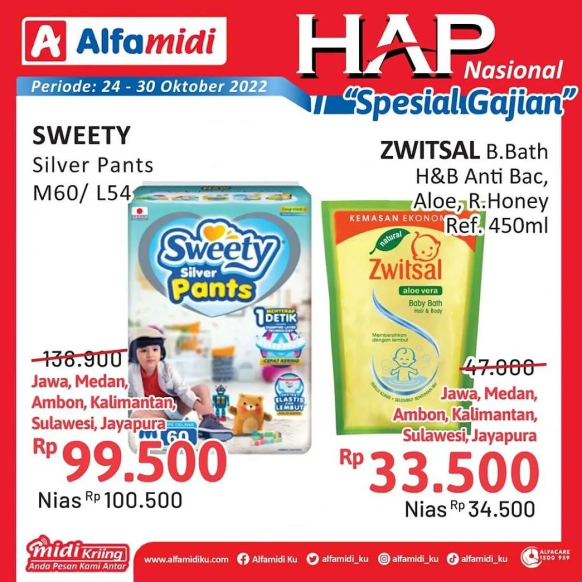  Katalog Promo Alfamidi Hemat Satu Pekan Spesial Gajian Periode 24-30 Oktober 2022