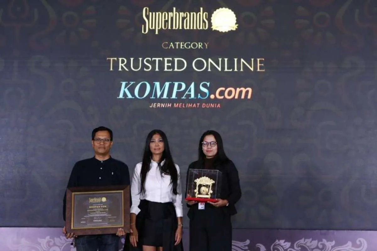 Kompas.com kembali jadi pemenang kategori media online tepercaya