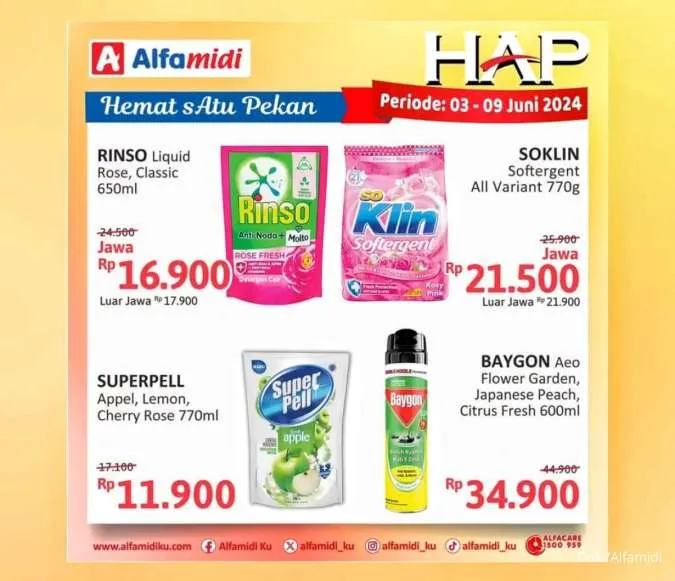 Promo Alfamidi Hemat Satu Pekan Periode 3-9 Juni 2024