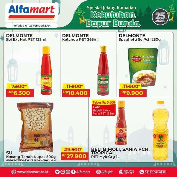 Promo Alfamart Kebutuhan Dapur Jelang Ramadan 16-29 Februari 2024