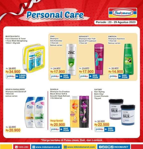 Katalog Harga Promo Indomaret Super Hemat 23-29 Agustus 2023, Promo Akhir Bulan