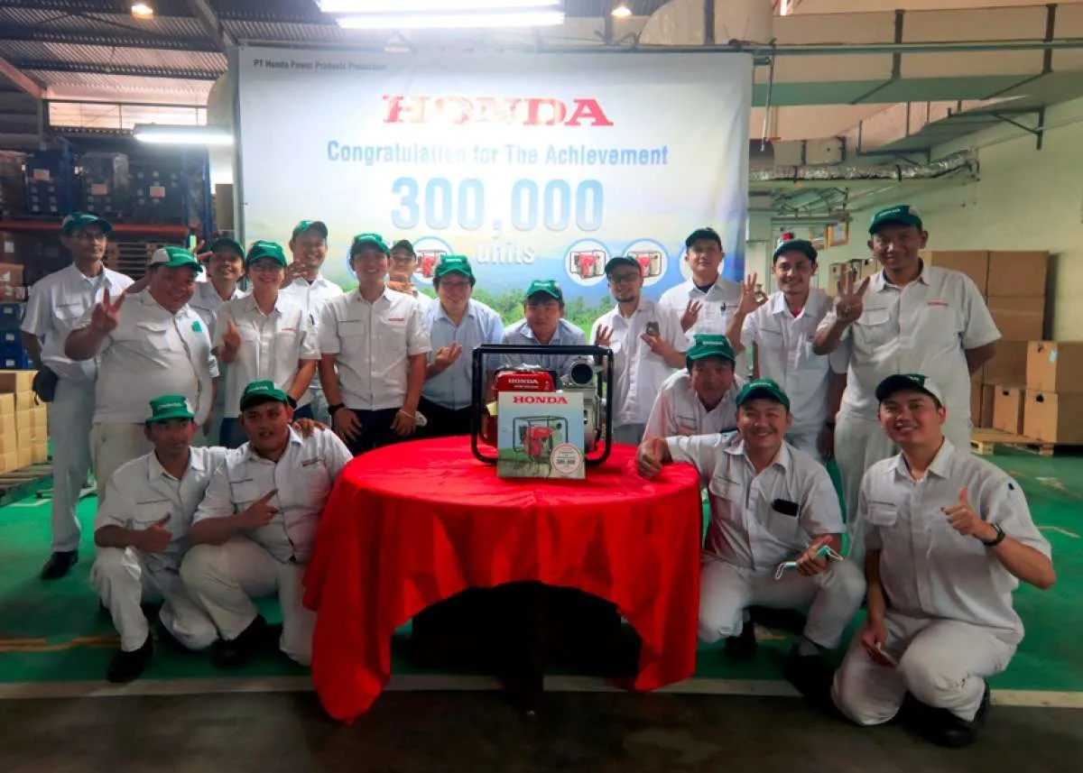 Selama 9 Tahun, Honda Power Products Sentuh Produksi 300.000 Unit
