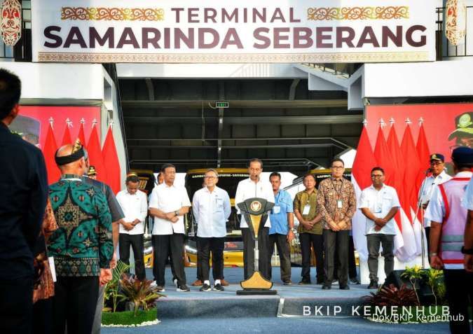 Presiden Joko Widodo Resmikan Terminal Samarinda Seberang