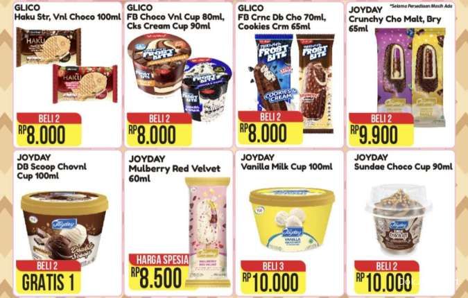 Promo Alfamart Carnaval Ice Cream sampai 31 Mei 2025, Wall's Feast Beli 2 Gratis 1