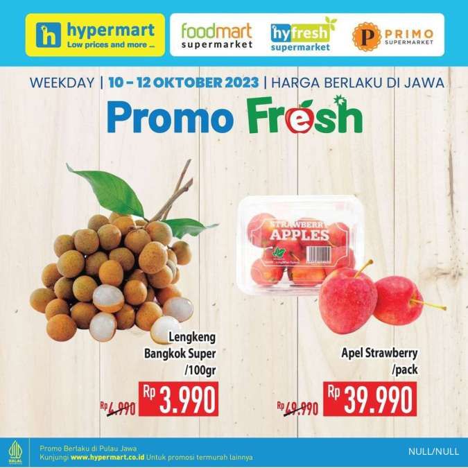 Promo Hypermart Hyper Diskon Weekday Terbaru 10-12 Oktober 2023