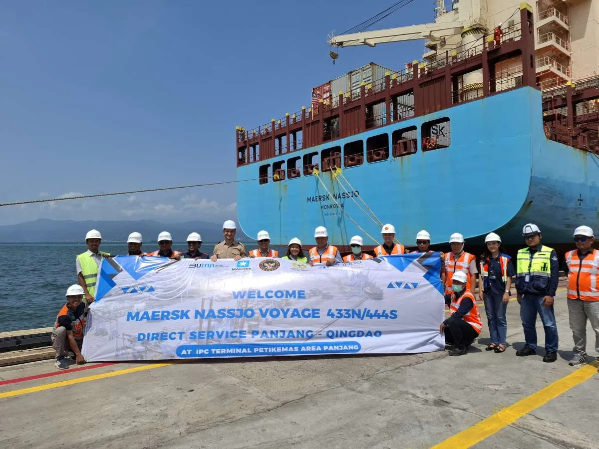 IPC TPK Area Panjang Sambut Maiden Voyage Direct Call Tujuan China