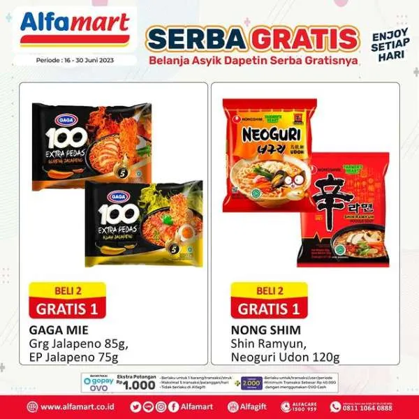 Promo Alfamart Serba Gratis Periode 16-30 Juni 2023