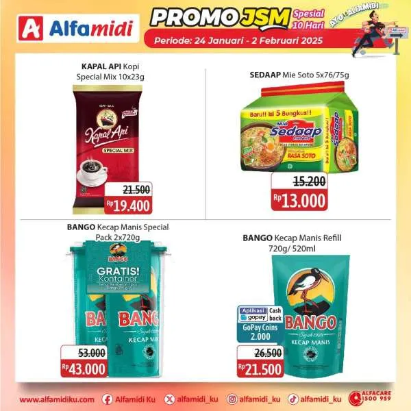 Promo JSM Alfamidi Periode 24 Januari-2 Februari 2025