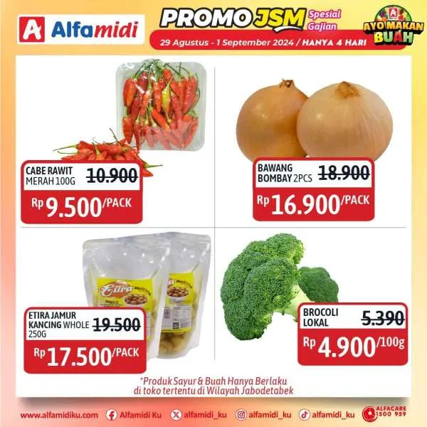 Promo JSM Alfamidi Spesial Gajian Periode 29 Agustus-1 September 2024