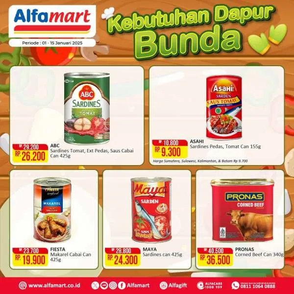 Promo Alfamart Kebutuhan Dapur Periode 1-15 Januari 2025