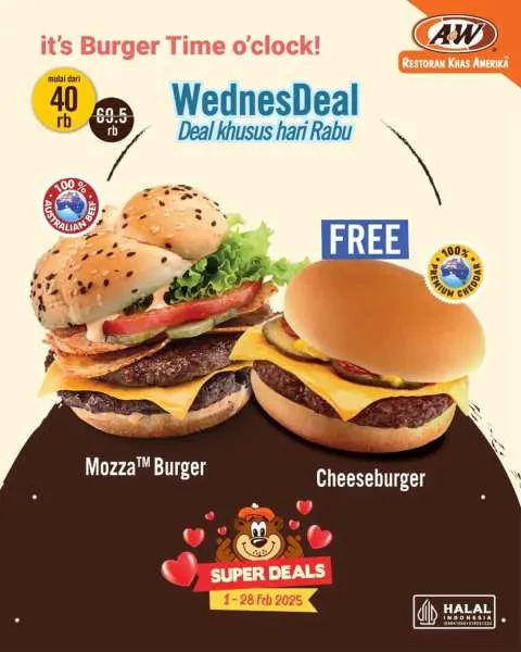 Promo A&W WednesDeal