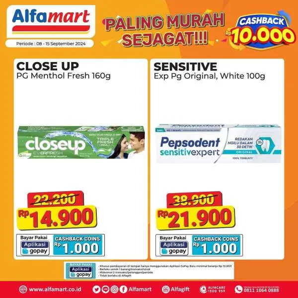 Promo Alfamart Paling Murah Sejagat Periode 8-15 September 2024