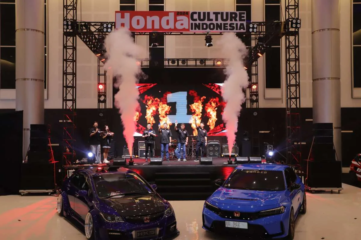 Gelaran Puncak Honda Culture Indonesia 2024 di Surabaya