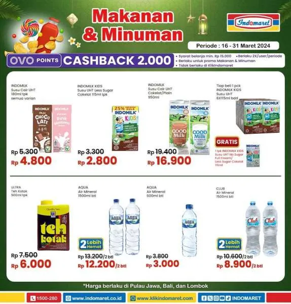 Promo Indomaret Super Hemat Periode 16-31 Maret 2024