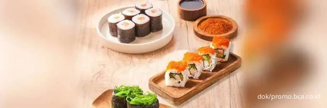 Promo HUT BCA 66 Tahun di Genki Sushi 