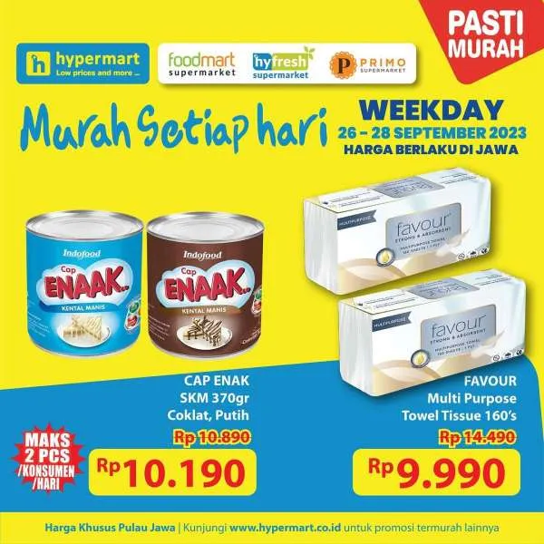 Promo Hypermart Terbaru 26-28 September 2023