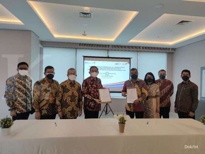 Jasa Armada Indonesia (IPCM) teken kerjasama pelayanan kapal dengan GTS Internasional