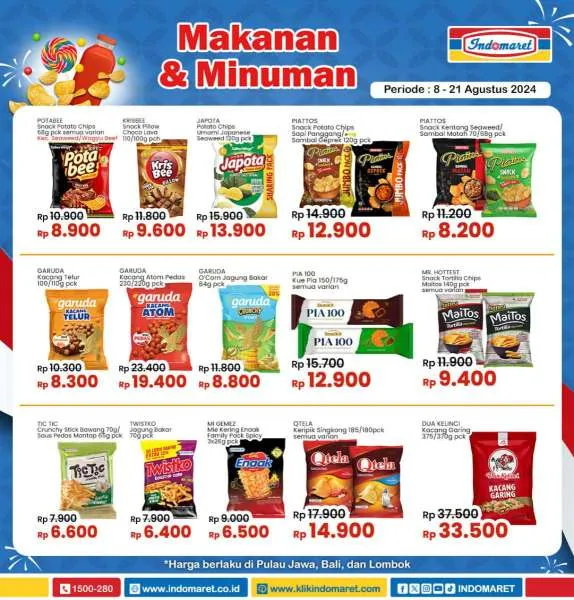 Promo Indomaret Super Hemat Periode 8-21 Agustus 2024