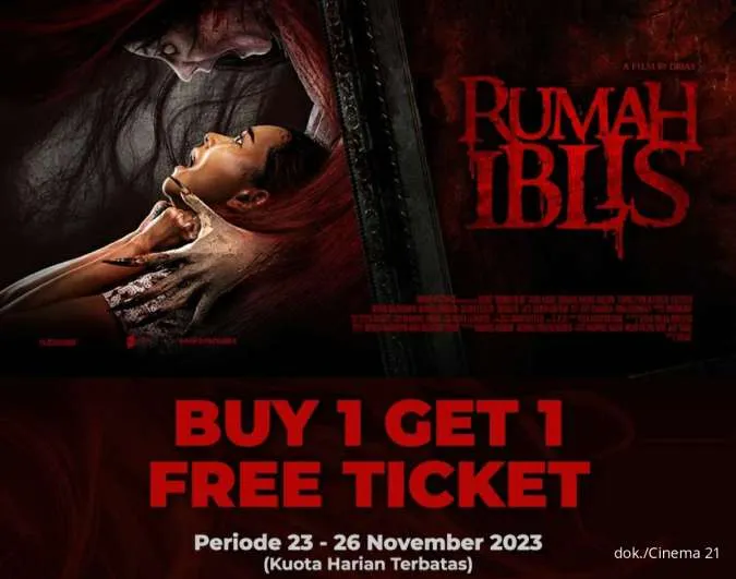Promo Cinema XXI Buy 1 Get 1 Free