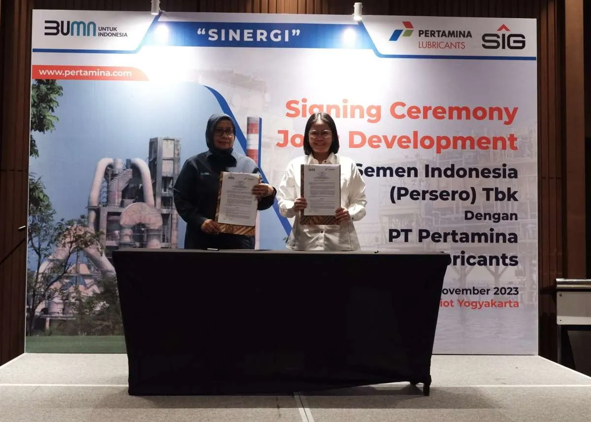 Semen Indonesia dan Pertamina Lubricants Berkolaborasi Kembangkan Pelumas Industri