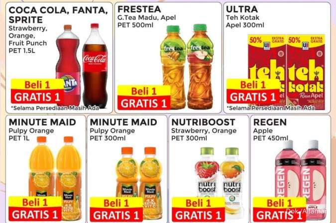 Promo Alfamart Serba Gratis 25-27 Juli 2025, Beli 1 Gratis 1 Teh Kotak-Susu Oatside