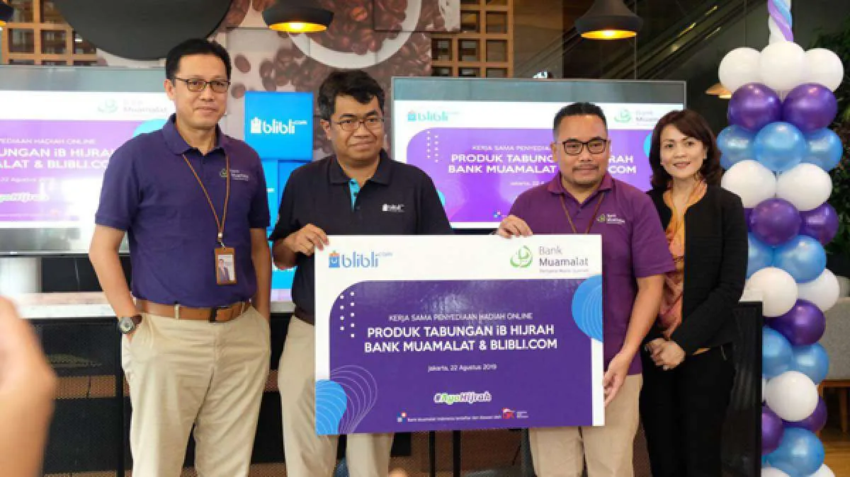 Bank Muamalat gandeng Blibli.com untuk program hadiah tabungan berbasis online