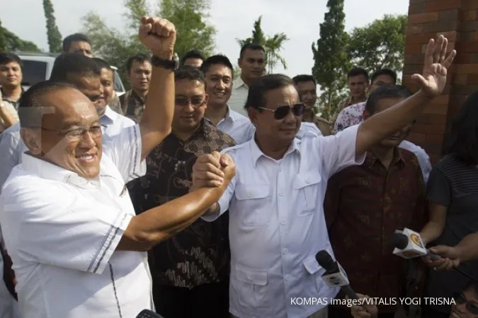 Aburizal discusses coalition with Prabowo