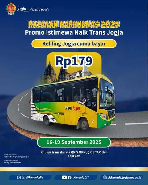 Promo Trans Jogja Harhubnas 16-19 September 2025