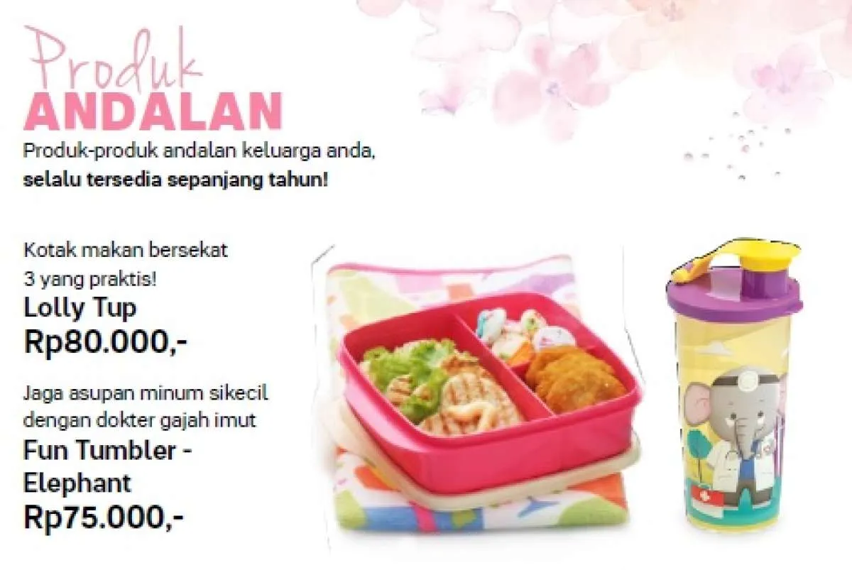 Cek Kotak Bekal & Botol Minuman Di Katalog Promo Tupperware November 2023