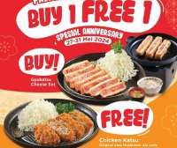Cara Mendapatkan Promo Buy 1 Free 1 Dari Kimukatsu 