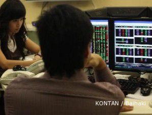 Aksi jual asing atas saham bluechips masih menekan indeks di sesi I