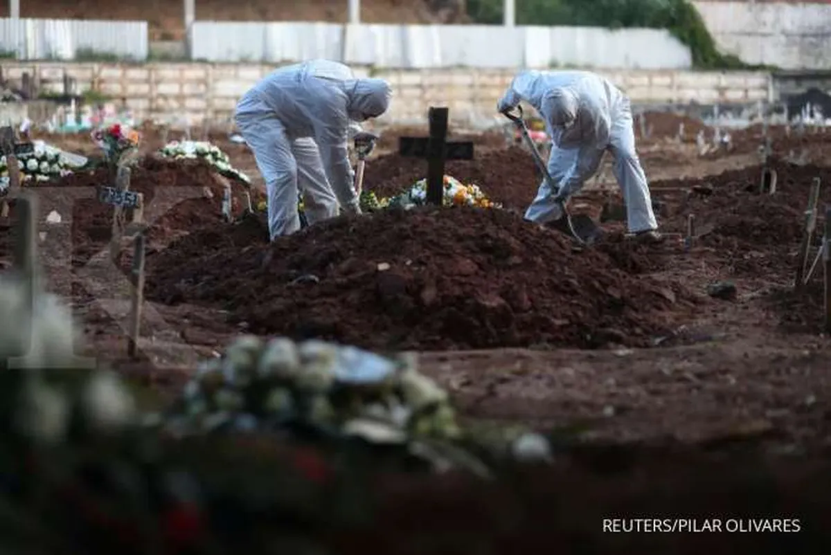 Lima hari berturut, kematian akibat corona di Brasil tertinggi di dunia 