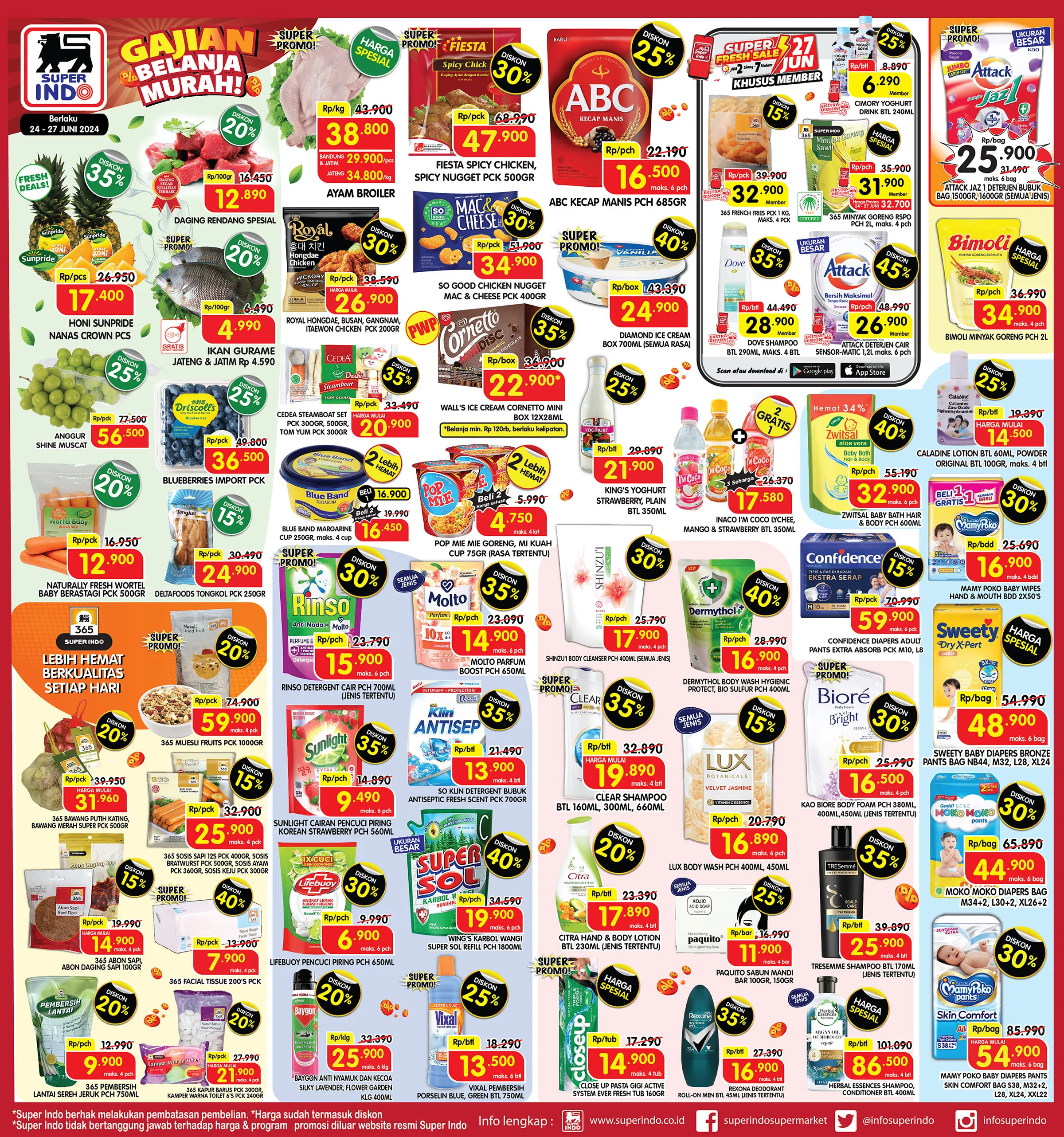 Promo Superindo Weekday Periode 24-27 Juni 2024