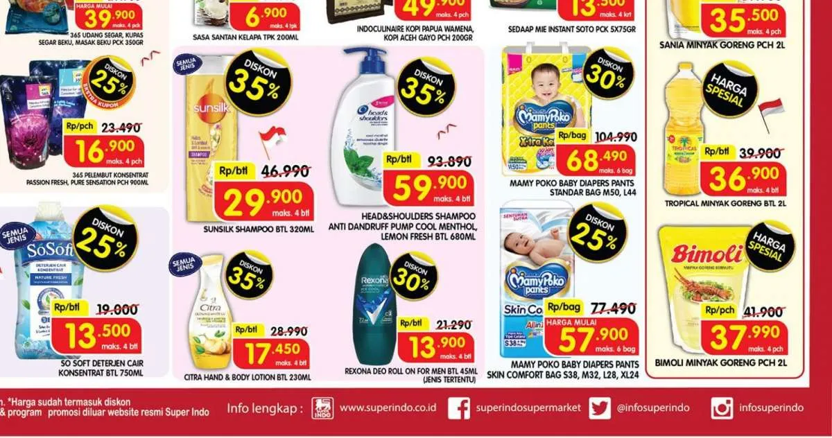 Promo Superindo Spesial Kemerdekaan Periode 15-18 Agustus 2022, Cek di Sini!