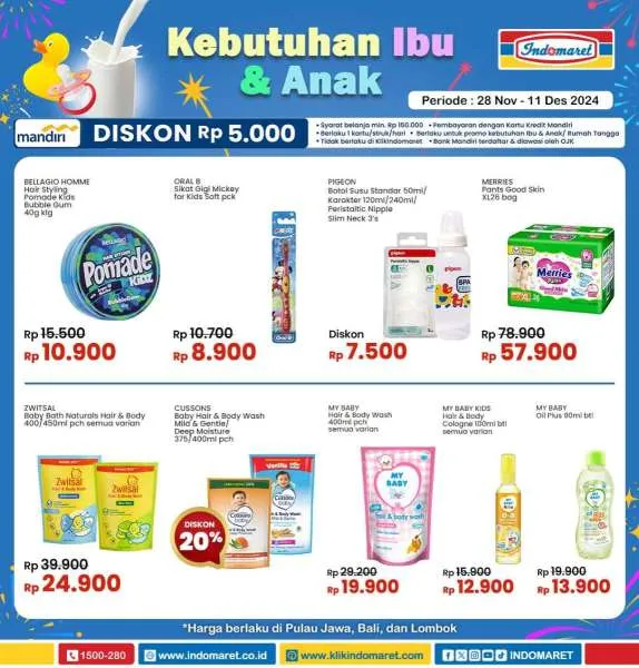 Promo Indomaret Super Hemat Periode 28 November-11 Desember 2024