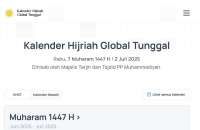 Kalender Hijriah Global Tunggal (KHGT) Muhammadiyah: Cek Penjelasan & Link Download