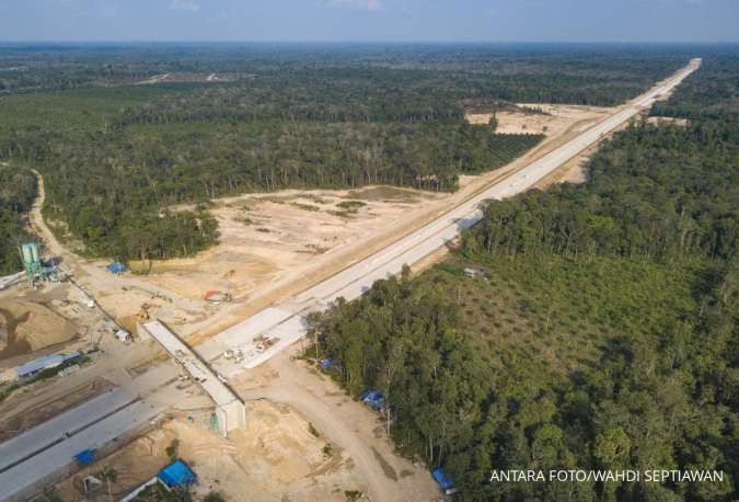 Progres Proyek Jalan Tol Bayung Lencir - Tempino - Jambi Telah Capai 77%