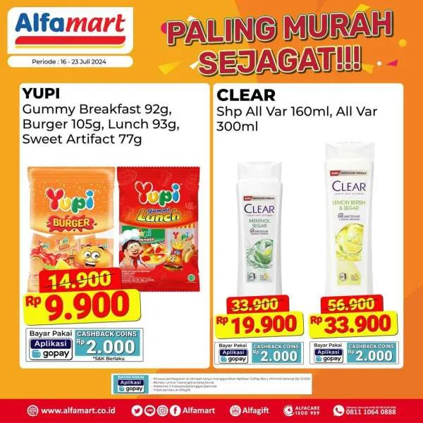 Promo Alfamart Paling Murah Sejagat Periode 16-23 Juli 2024