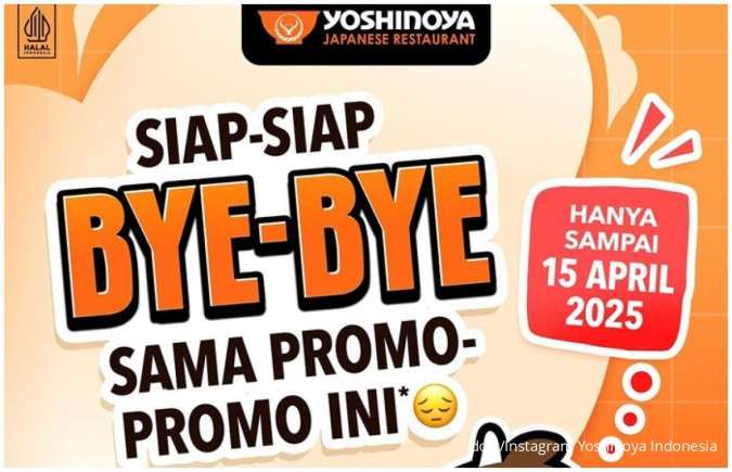 Siap-Siap, Promo Yoshinoya Paket Hemat dengan Diskon Spesial Sebentar Lagi Berakhir
