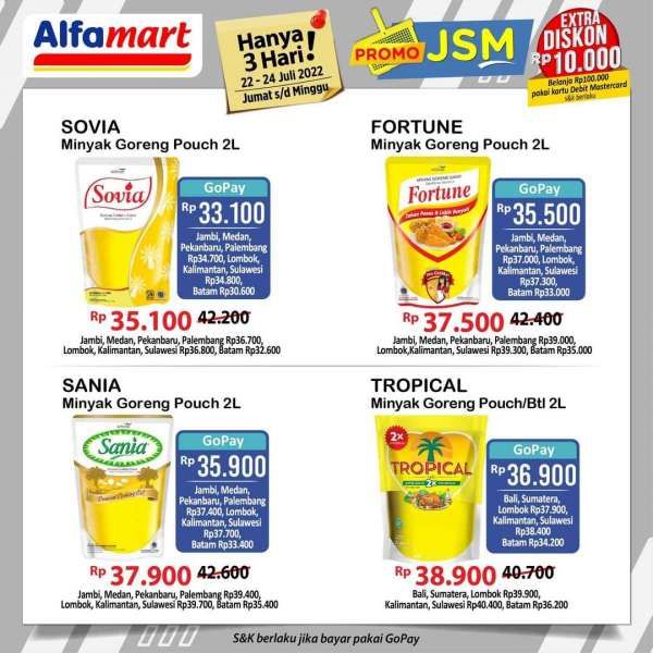 Promo JSM Alfamart  Terbaru 22-24 Juli 2022