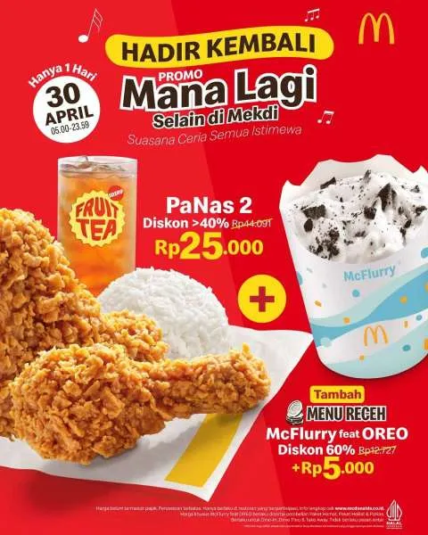 Promo McD PaNas 2 Khusus 30 April