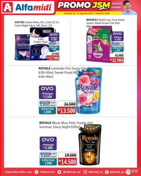 Promo JSM Alfamidi Spesial Gajian Periode 28-31 Agustus 2025