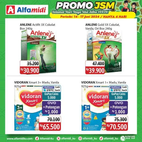 Promo JSM Alfamidi Hanya 4 Hari Spesial Idul Adha Periode 14-17 Juni 2024