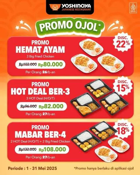 Promo Yoshinoya Ojol