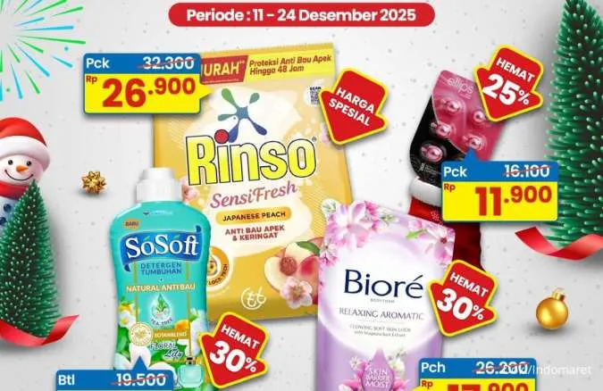 Katalog Promo Indomaret Super Hemat Periode 11-24 Desember 2025, Diskon hingga 50%!