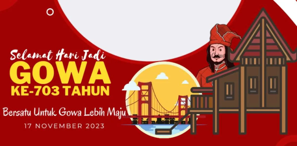 30 Ucapan Hari Jadi Gowa ke 703, Cocok Jadi Caption di Media Sosial 