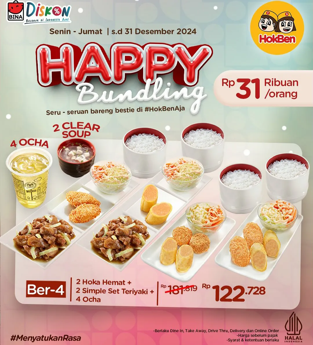 Promo Hokben Happy Bundling